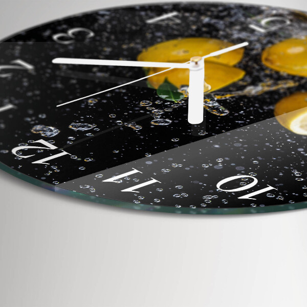 Orologio rotondo limoni