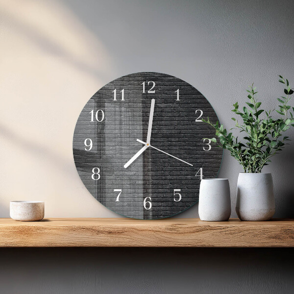 Orologio rotondo Clinker