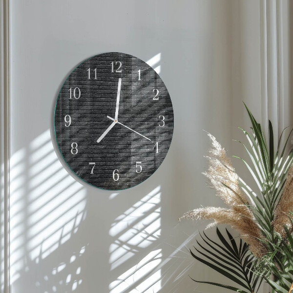 Orologio rotondo Clinker