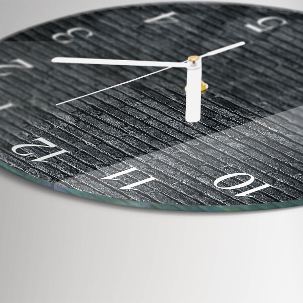 Orologio rotondo Clinker