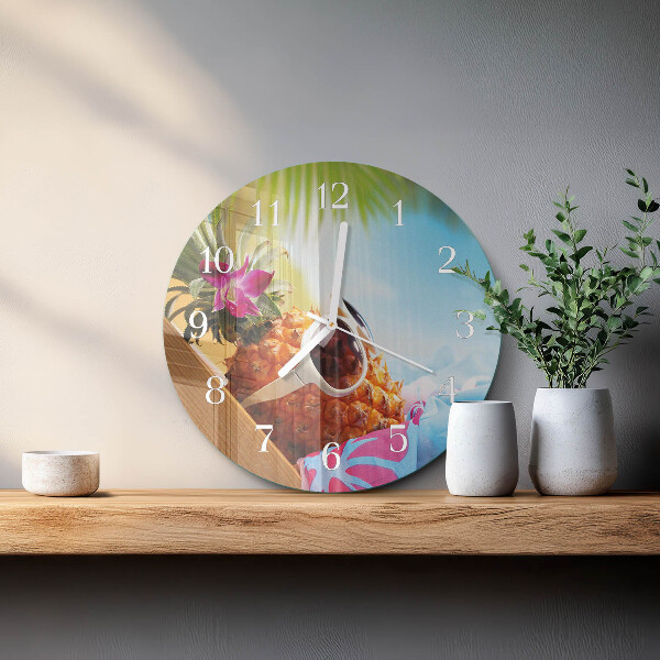 Orologio rotondo Ananas
