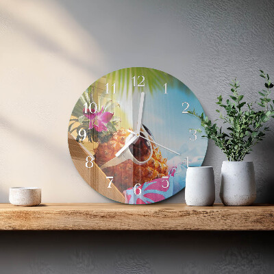 Orologio rotondo Ananas