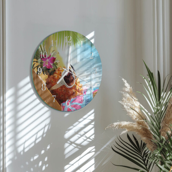 Orologio rotondo Ananas