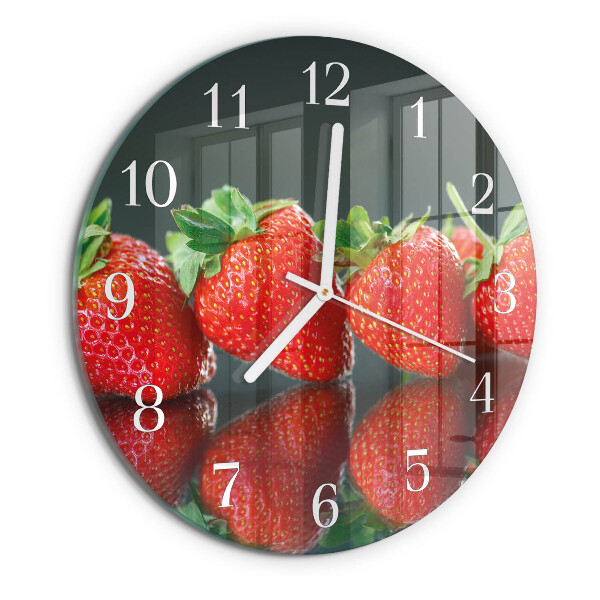 Orologio rotondo Fragole