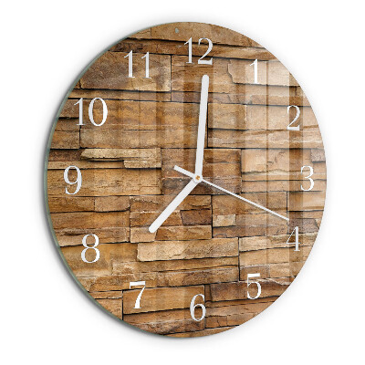 Orologio rotondo Clinker