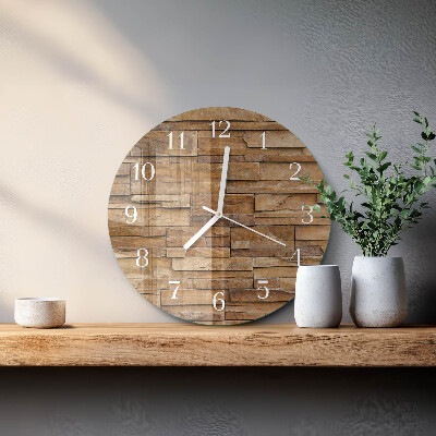 Orologio rotondo Clinker