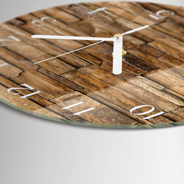 Orologio rotondo Clinker