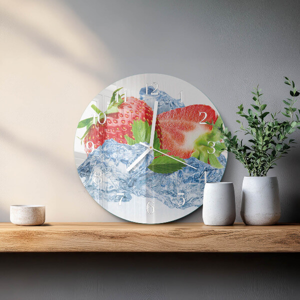 Orologio rotondo Gelato alla fragola
