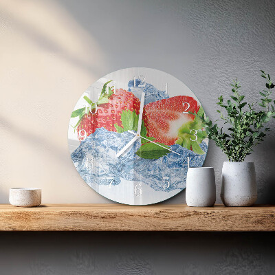 Orologio rotondo Gelato alla fragola