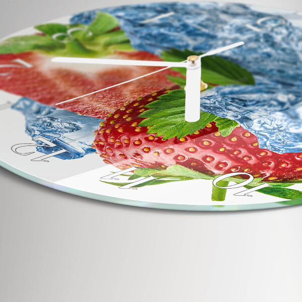 Orologio rotondo Gelato alla fragola