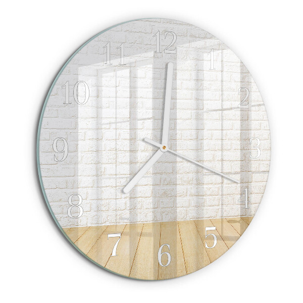 Orologio rotondo Mattone