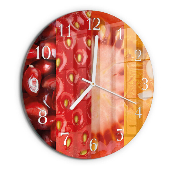 Orologio rotondo Frutta
