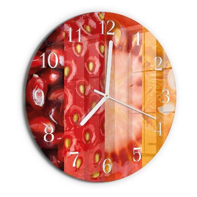 Orologio rotondo Frutta