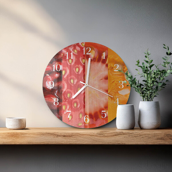 Orologio rotondo Frutta