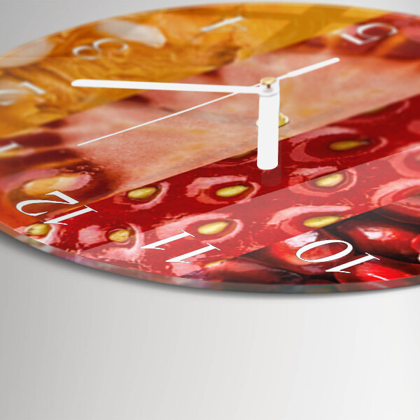 Orologio rotondo Frutta