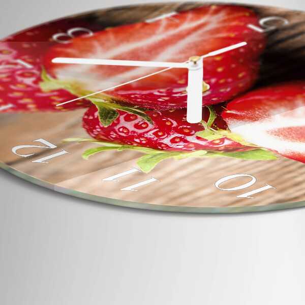 Orologio rotondo Fragole