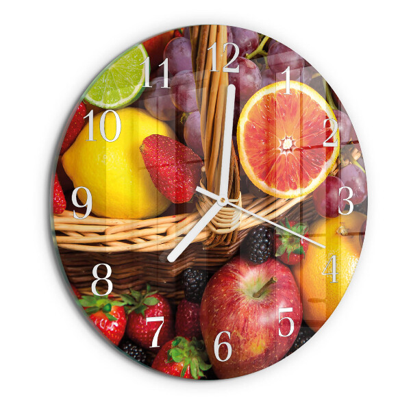 Orologio rotondo Frutta