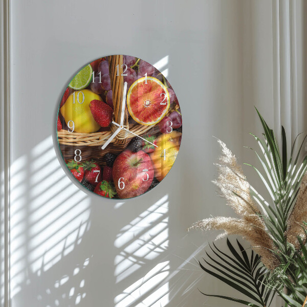 Orologio rotondo Frutta