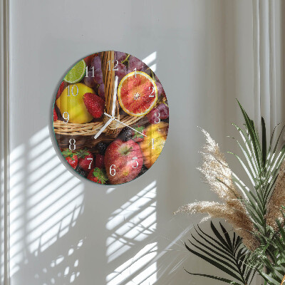 Orologio rotondo Frutta