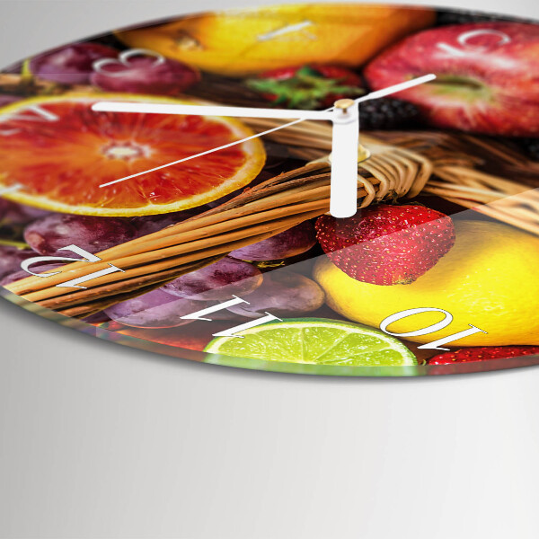 Orologio rotondo Frutta