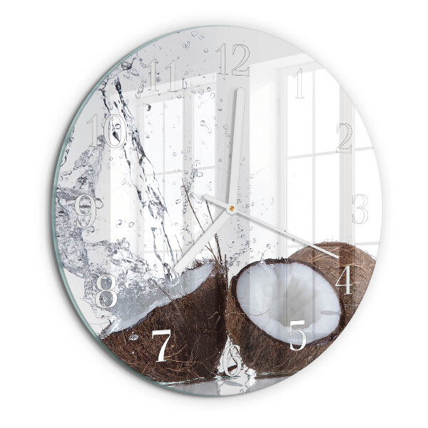 Orologio rotondo Noci di cocco