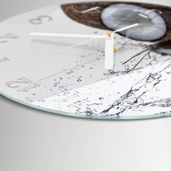 Orologio rotondo Noci di cocco