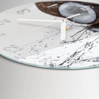 Orologio rotondo Noci di cocco