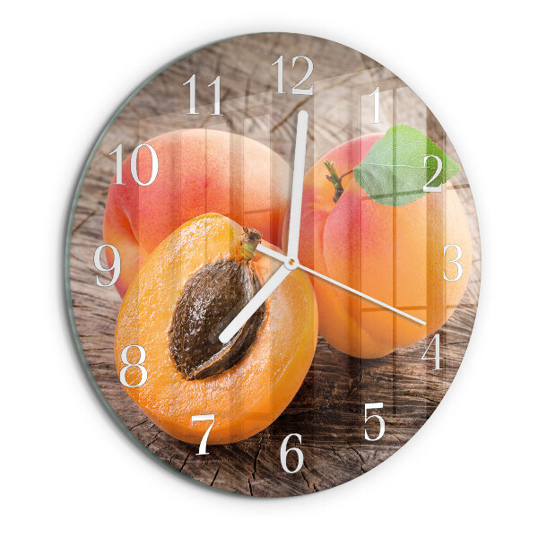 Orologio rotondo Albicocche