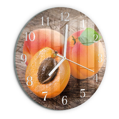 Orologio rotondo Albicocche