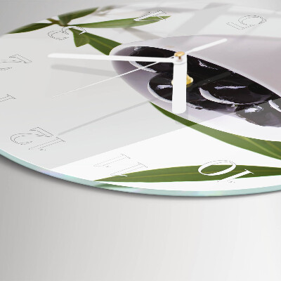 Orologio rotondo Olive