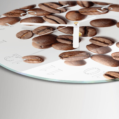 Orologio rotondo chicchi di caffè