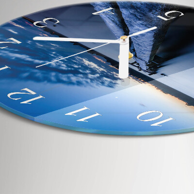 Orologio rotondo Paesaggio
