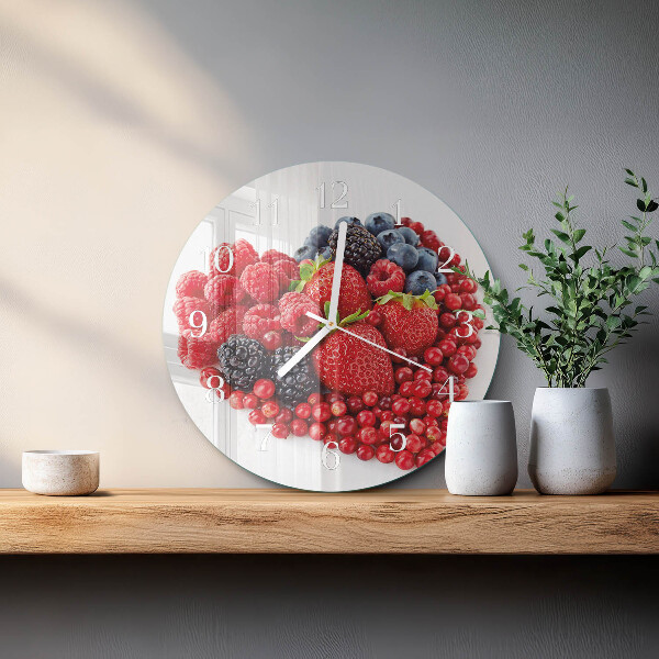 Orologio rotondo Frutta