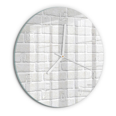 Orologio rotondo Mattone