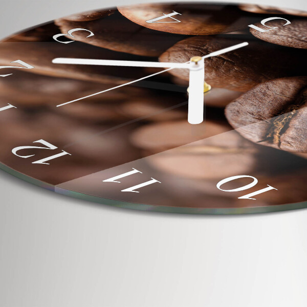 Orologio rotondo chicchi di caffè