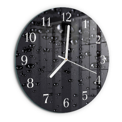 Orologio rotondo Gocce