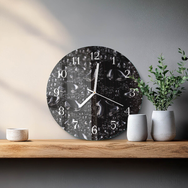 Orologio rotondo Gocce