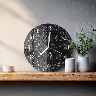 Orologio rotondo Gocce