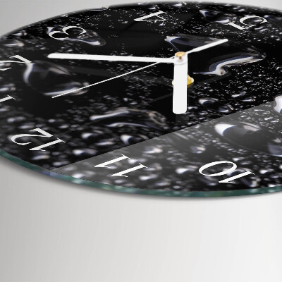 Orologio rotondo Gocce
