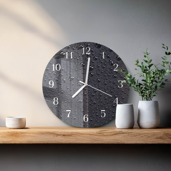 Orologio rotondo Gocce