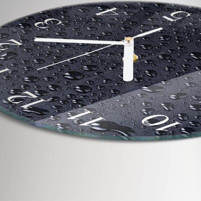 Orologio rotondo Gocce