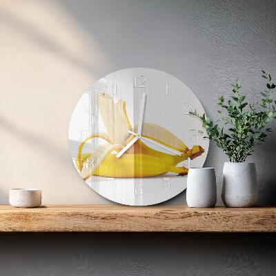 Orologio rotondo Banane