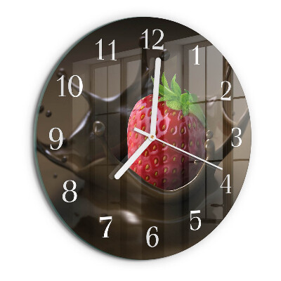 Orologio rotondo Cioccolato
