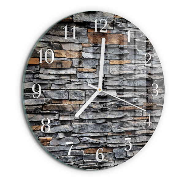 Orologio rotondo Clinker
