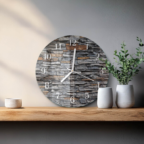 Orologio rotondo Clinker