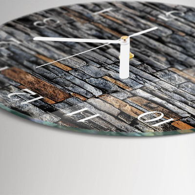Orologio rotondo Clinker