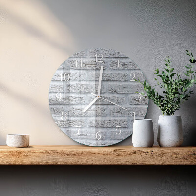 Orologio rotondo Clinker