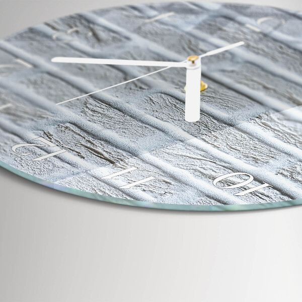 Orologio rotondo Clinker