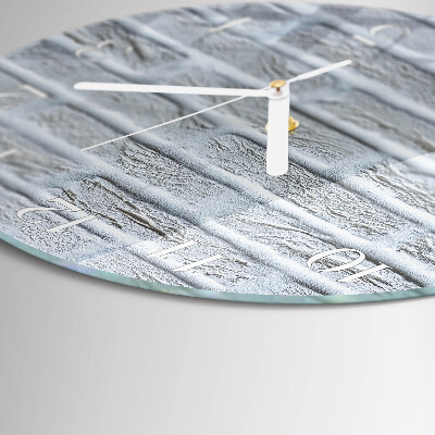 Orologio rotondo Clinker