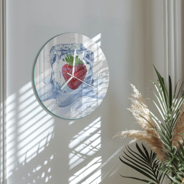 Orologio rotondo Gelato alla fragola